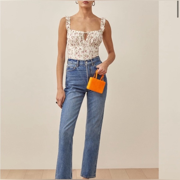 Reformation Cortese Tank Top Size 12 - Picture 5 of 10